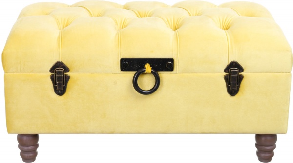 Сундук-пуф Shic S желтый 71,5х37х36,5 см 