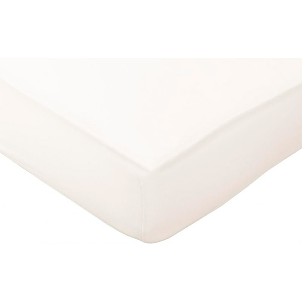Простынь на резинке трикотажная 100x200 см кремовый Songer und Sohne 