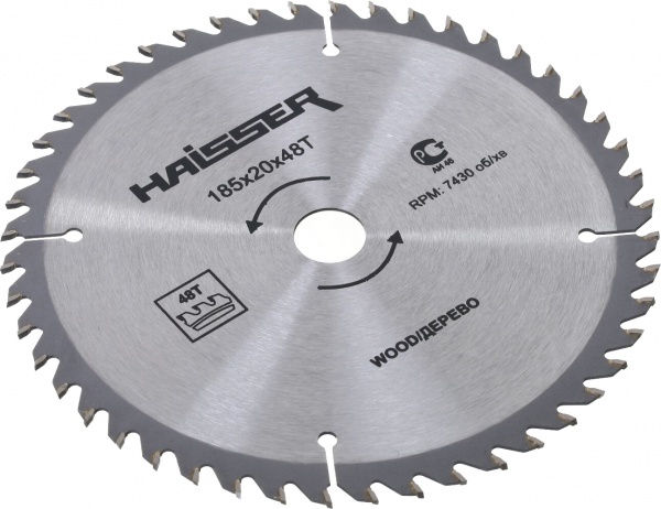 Пильный диск Haisser 4311639 185x20 Z48 118492