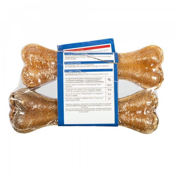 Лакомство Trixie Косточка для собак прессованная жевательная с рубцом 12 см 2 шт.