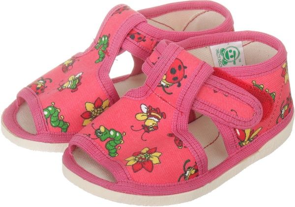 Капці для дівчаток Экотапок р.23 рожевий 1075 