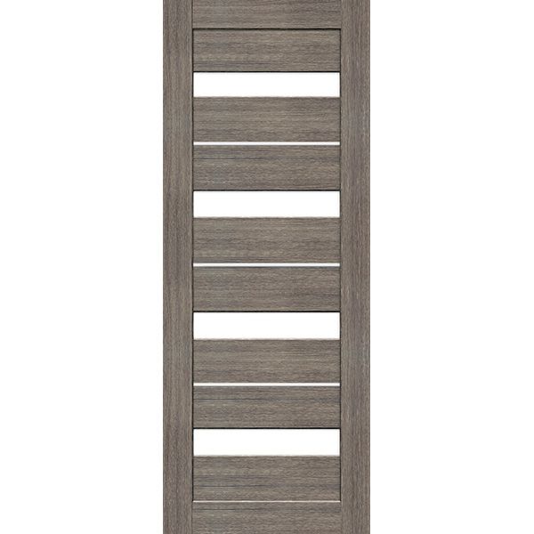 Дверне полотно ОМіС Мілано ПО 90 см мокко зі склом