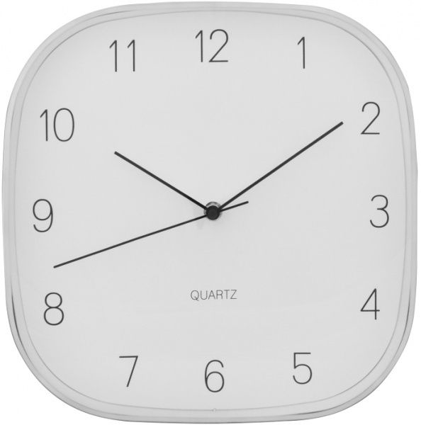 Часы настенные Economix Jewel Promo серебро d 29 см O52080-16