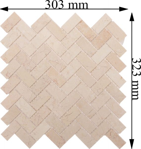 Плитка KrimArt мозаїка Victoria Beige МКР-11П 30,3x32,3 