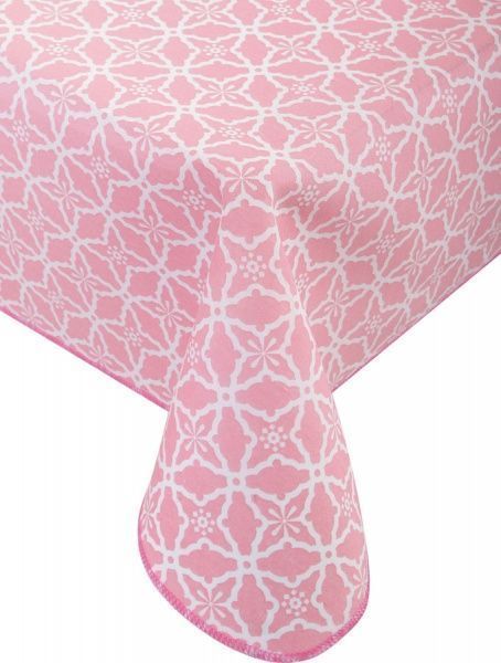 Скатерть Ginestra клён 140x180 см розовый Gemitex 