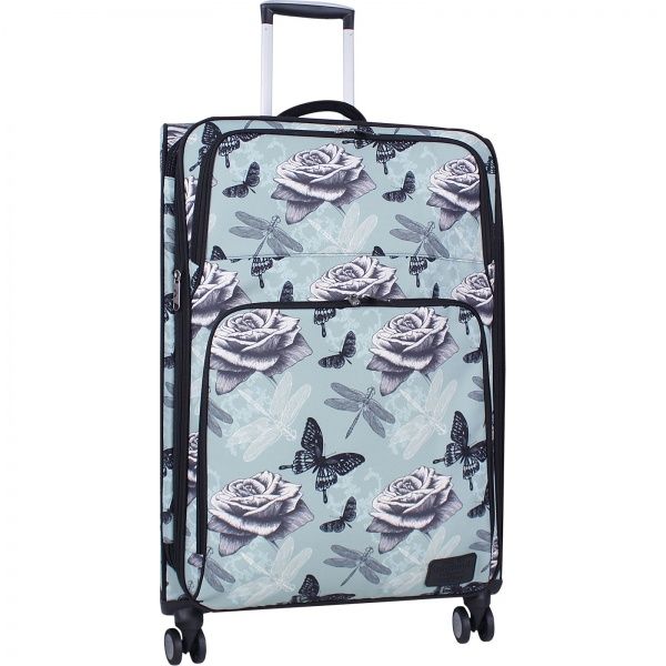 Валіза Bagland Леон 90 л бірюзовий 732 (0037966274) 