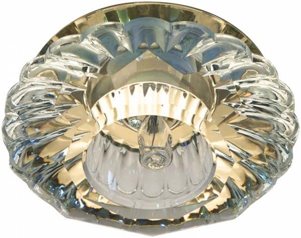 Светильник точечный Feron JD88 JCD9 G9 золотопрозрачный 