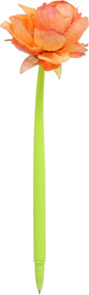 Ручка шариковая Пион оранжевый 