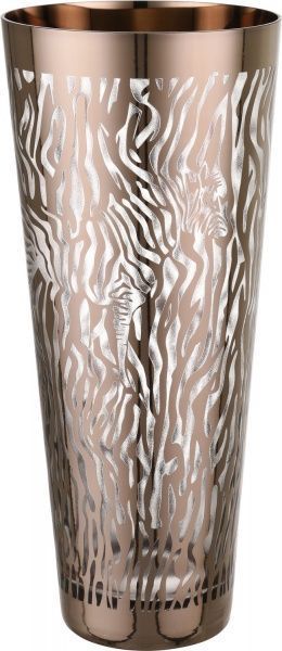 Ваза стеклянная золотая Zebra 13,2х30 см Combi