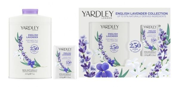 Набір подарунковий для жінок Yardley тальк для тіла Лаванда + мило