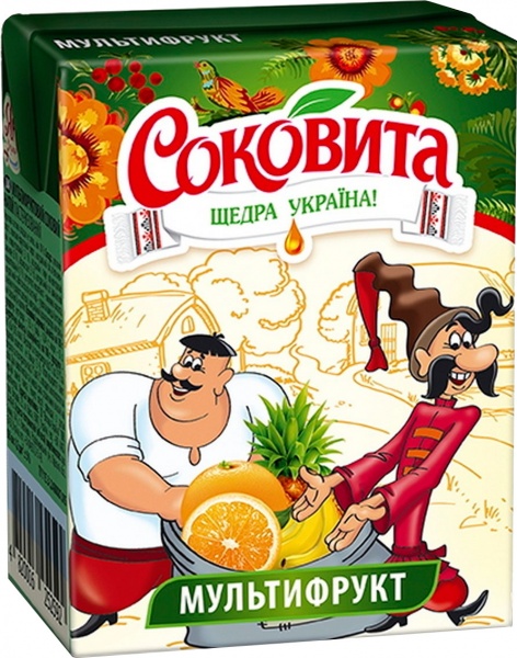 Соковый напиток Соковита Мультифрукт 200 мл