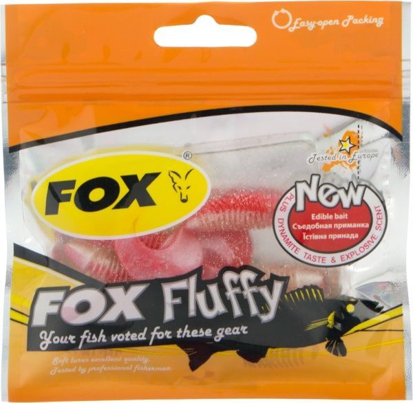 Твистер FOX Fluffy 55 мм 8 шт. #043