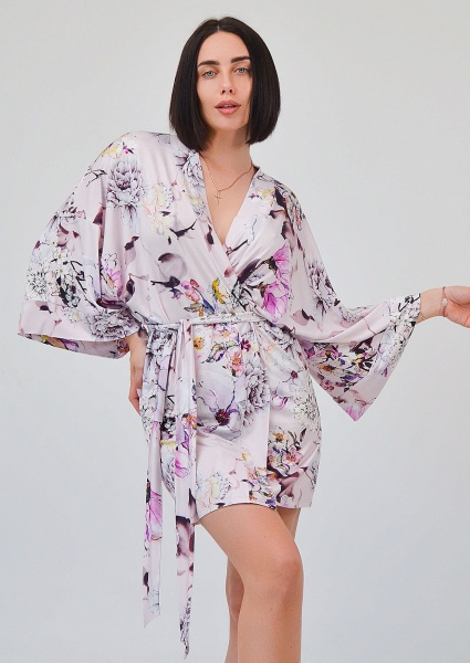 Халат женский Roksana Alexandra р. 46 разноцветный №1523/60030