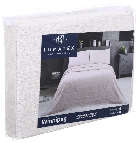 Покривало Winnipeg 160x220 см lumatex екрю 