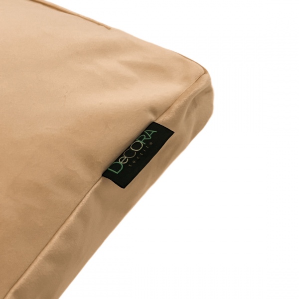Подушка декоративная VELOUR без канта 50x50 см кремовый Decora textile 
