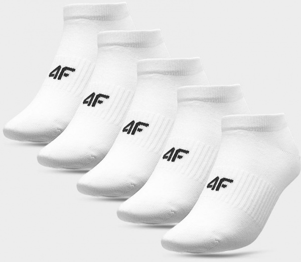 Носки 4F SOCKS CAS F214 (5PACK) 4FWAW23USOCF214-10S р.39-42 белый