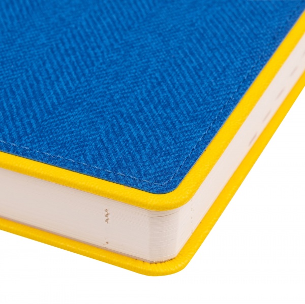 Щоденник датований Patriot II жовто-синій 368 стор. Leo Planner Unique A5 2024