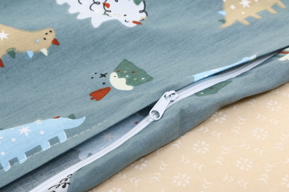 Комплект постільної білизни Luna Kids HAPPY DINO бежевий/різнокольоровий