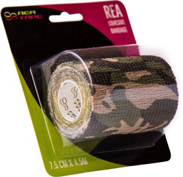 Бинт когезивний REA TAPE REA-Band-Camogreen еластичний зелений
