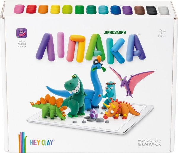 Интерактивный пластилин Липака Динозавры 523598