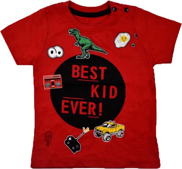 Футболка для мальчика Macma 9074 Best р.86 красный 