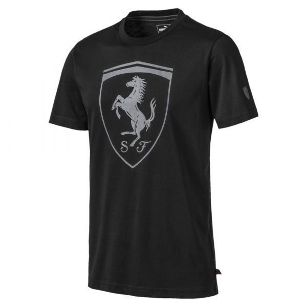 Футболка Puma Ferrari Big Shield Tee 59540801 L чорний