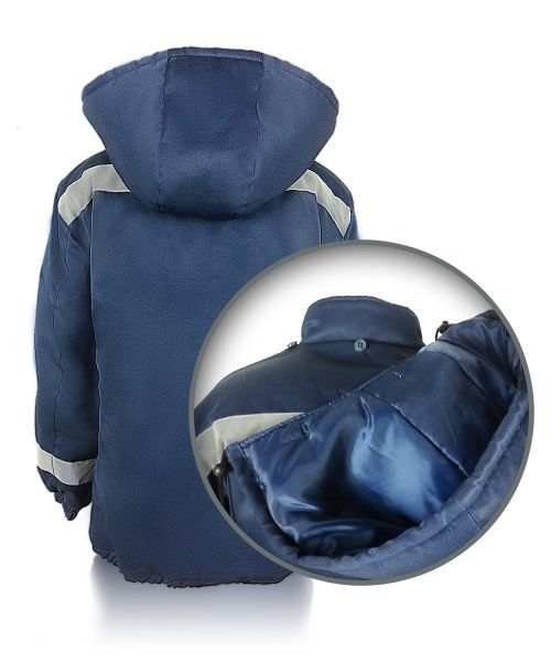 Куртка робоча Торнадо “Метелиця Люкс” утеплена р. 52-54 зріст 3-4 темно-синій