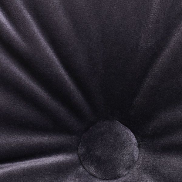 Подушка на стілець Велюр 40х40 см темно-сірий La Nuit