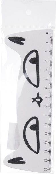 Линейка Глазки кота 15 см