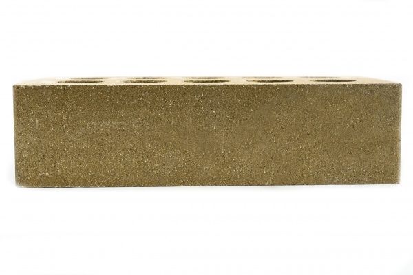 Кирпич гиперпрессованный Литос Гладкий пустотелый желтый