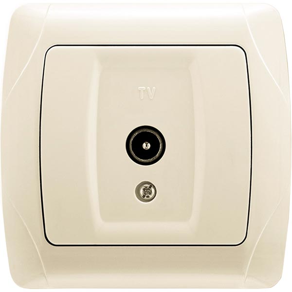 Розетка Viko Carmen 25.08.0080 кремовая