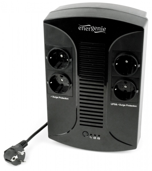 Джерело безперебійного живлення (ДБЖ) EnerGenie 850VA, серія Desktop EG-UPS-002