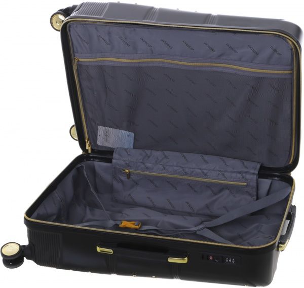 Чемодан Indigo 19108 60 л черный 59х44х26 см 