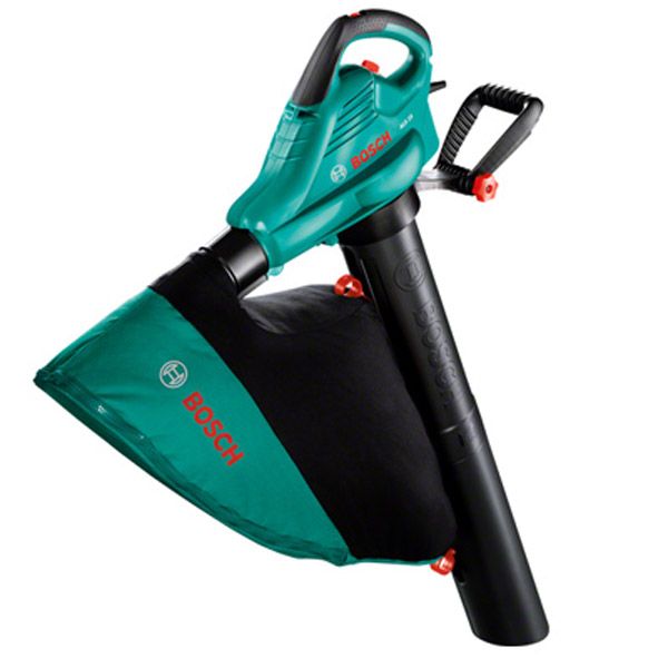 Пылесос садовый Bosch ALS 25 + рукав + сумка для листьев
