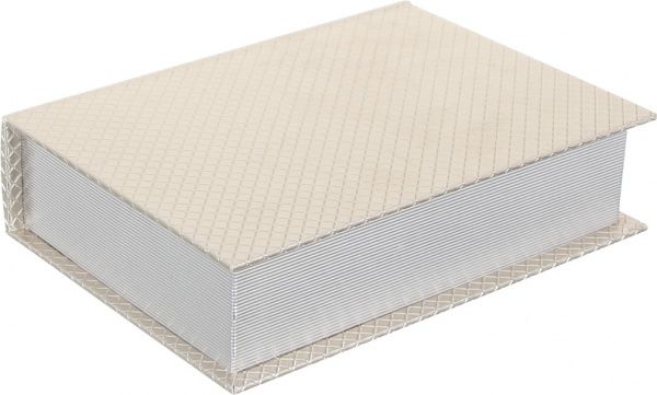 Шкатулка-книга Рубчик 30x22x7,5 см золото