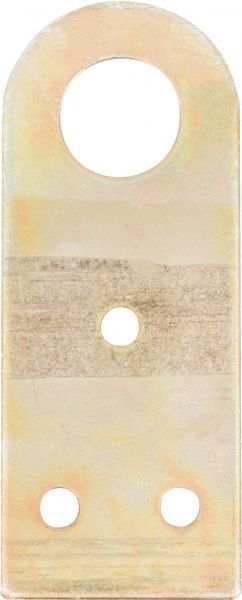 Проушина для замка  прямая 100x40x2 мм 100 мм желтый цинк