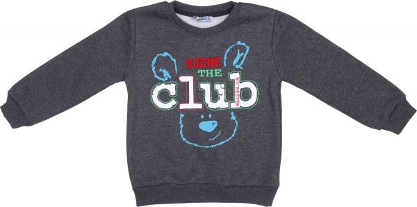 Світшот ALG р.110 сірий 221454 