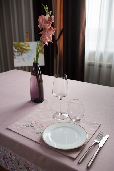 Комплект серветок Едельвіка Магнолія 345-17/00 30x40 см рожевий 