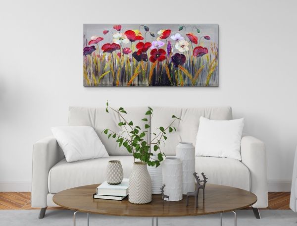 Картина Цветочное поле 55x115 см SvitArt SI-902 