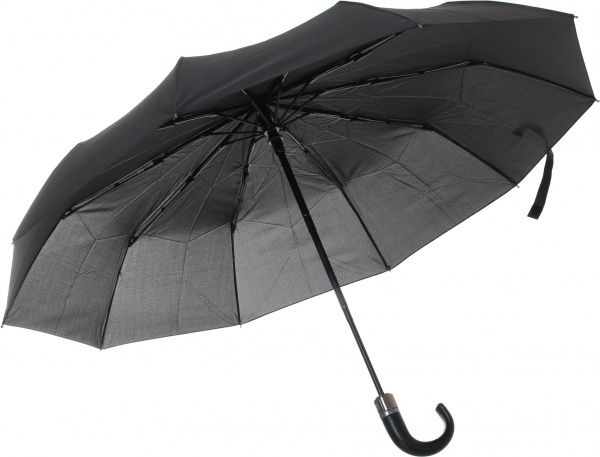 Парасолька Класична, складна, автомат чорний 