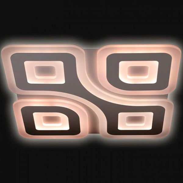 Люстра светодиодная Светкомплект ACRYLIC 08S RGB WH RC с пультом ДУ 110 Вт белый 