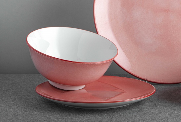 Тарілка десертна Тропічний персик 190 мм Vittora