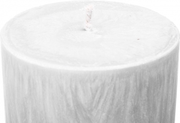 Свеча Цилиндр пальмовая белая 10х20 см ТМ FAYNE