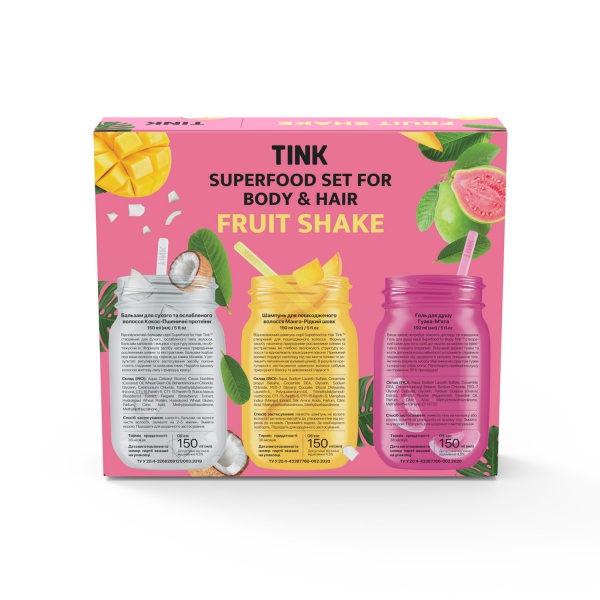 Набір подарунковий унісекс Tink Superfood Set Fruit Shake Tink