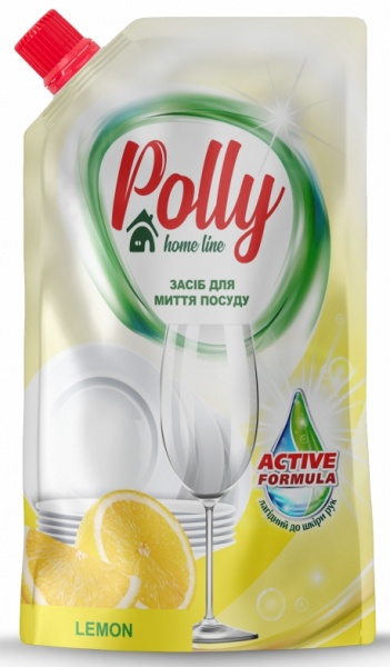 Средство для ручного мытья посуды POLLY Лимон 0,5л