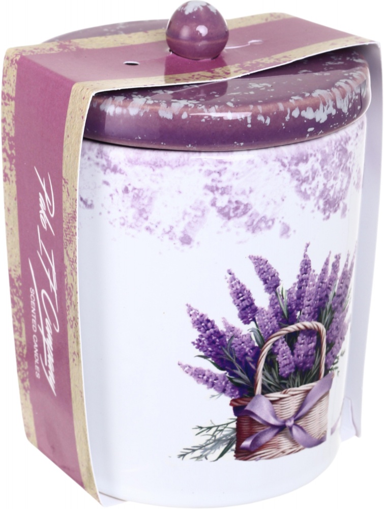 Свічка ароматична Pako-If Лаванда у керамічному кашпо 85х120 мм