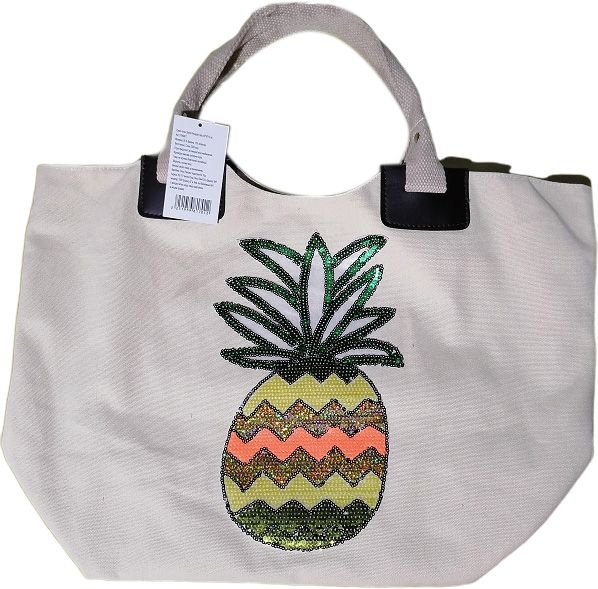 Сумка пляжная Bright Pineapple разноцветный 