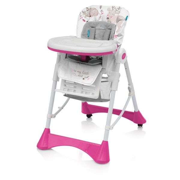 Стульчик для кормления Baby Design Pepe New 08 Pink 292255 — фото 1