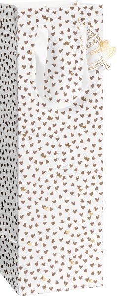 Пакет подарунковий Charlie white 11x10,5x36 см STEWO