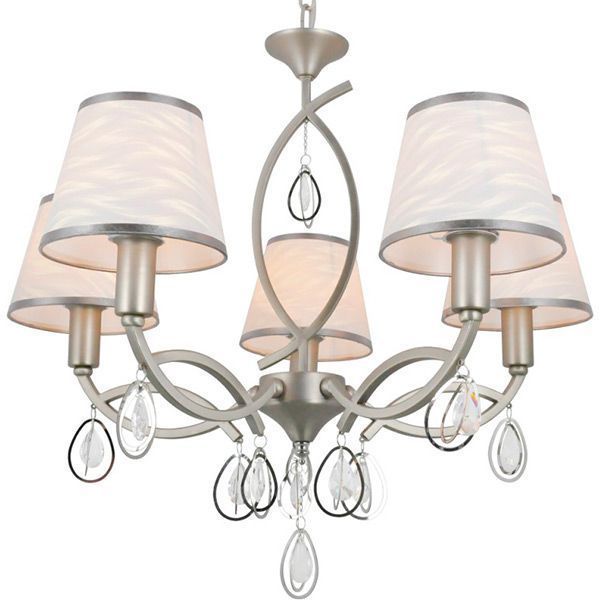 Люстра подвесная Victoria Lighting Lullaby/SP5 5x40 Вт E14 никель 